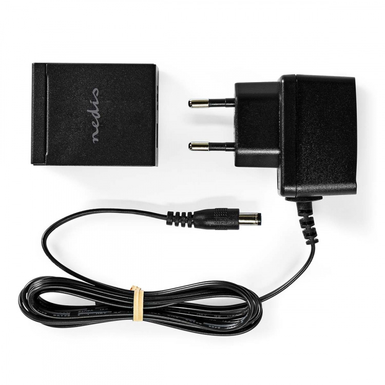 Nedis Digitaalinen Audiokytkin | Kaksisuuntainen | Audio- / video- / datayhteyksien syöttö: DC Power / 2x TosLink | Audio- / video- / datayhteyksien ulostulo: TosLink Female | Kytkin / Ohjekirja | Metalli | Musta Nedis Digitaalinen Audiokytkin | Kaksisuuntainen | Audio- / video- / datayhteyksien syöttö: DC Power / 2x TosLink | Audio- / video- / datayhteyksien ulostulo: TosLink Female | Kytkin / Ohjekirja | Metalli | Musta