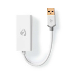 Nedis USB-verkkosovitin | USB 3.2 Gen 1 | 1 Gbps | USB-A Uros | RJ45 Naaras | 0.20 m | Pyöreä | Kullattu | Puhdas kupari | Valkoinen | Laatikko Nedis USB-verkkosovitin | USB 3.2 Gen 1 | 1 Gbps | USB-A Uros | RJ45 Naaras | 0.20 m | Pyöreä | Kullattu | Puhdas kupari | Valkoinen | Laatikko