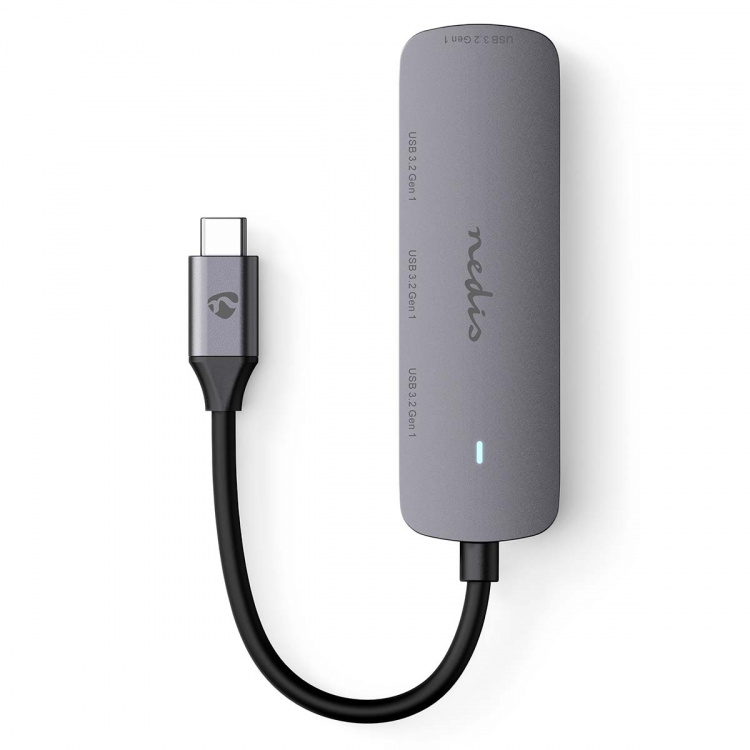 Nedis USB-keskitin | 1x USB-C™ | 4x USB A Female | 4-Porttinen port(s) | USB 3.2 Gen 1 | USB Virta | 5 Gbps Nedis USB-keskitin | 1x USB-C™ | 4x USB A Female | 4-Porttinen port(s) | USB 3.2 Gen 1 | USB Virta | 5 Gbps