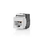 Nedis Keystone | CAT6a | RJ45 Naaras | U/UTP | ABS-Muovi | Laatikko