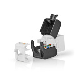 Nedis Keystone | CAT6a | RJ45 Naaras | U/UTP | ABS-Muovi | Laatikko