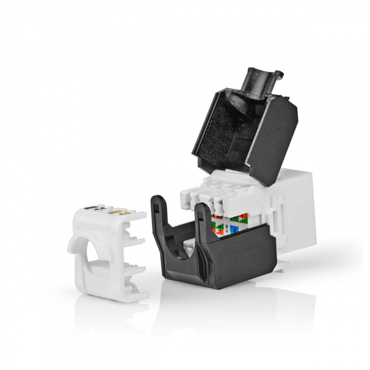 Nedis Keystone | CAT6a | RJ45 Naaras | U/UTP | ABS-Muovi | Laatikko