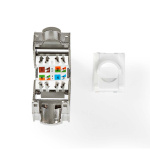 Nedis Keystone | CAT6 | RJ45 Naaras | S/FTP | Metalli | Laatikko