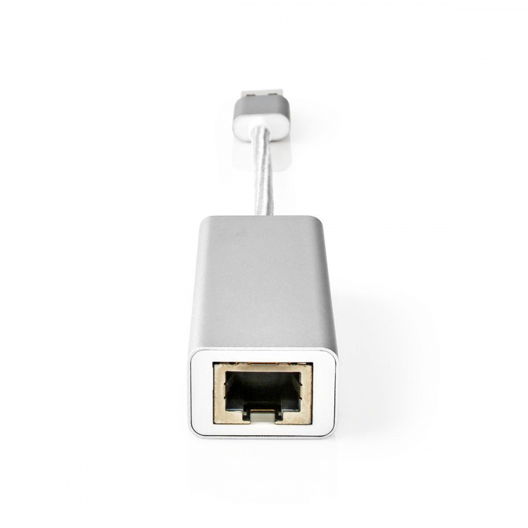 Nedis USB-verkkosovitin | USB 3.2 Gen 1 | 1 Gbps | USB-A Uros | RJ45 Naaras | 0.20 m | Pyöreä | Kullattu | Puhdas kupari | Hopea | Laatikko kannella ja ikkunalla Nedis USB-verkkosovitin | USB 3.2 Gen 1 | 1 Gbps | USB-A Uros | RJ45 Naaras | 0.20 m | Pyöreä | Kullattu | Puhdas kupari | Hopea | Laatikko kannella ja ikkunalla