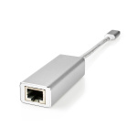 Nedis USB-verkkosovitin | USB 3.2 Gen 1 | 1 Gbps | USB-C™ Uros | RJ45 Naaras | 0.20 m | Pyöreä | Kullattu | Tinattu Kupari | Hopea | Laatikko kannella ja ikkunalla Nedis USB-verkkosovitin | USB 3.2 Gen 1 | 1 Gbps | USB-C™ Uros | RJ45 Naaras | 0.20 m | Pyöreä | Kullattu | Tinattu Kupari | Hopea | Laatikko kannella ja ikkunalla