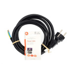 Nedis Sähköjohto | Suko Uros | Open | Suora | Suora | Niklattu | 3.00 m | Pyöreä | PVC | Musta | Label Nedis Sähköjohto | Suko Uros | Open | Suora | Suora | Niklattu | 3.00 m | Pyöreä | PVC | Musta | Label