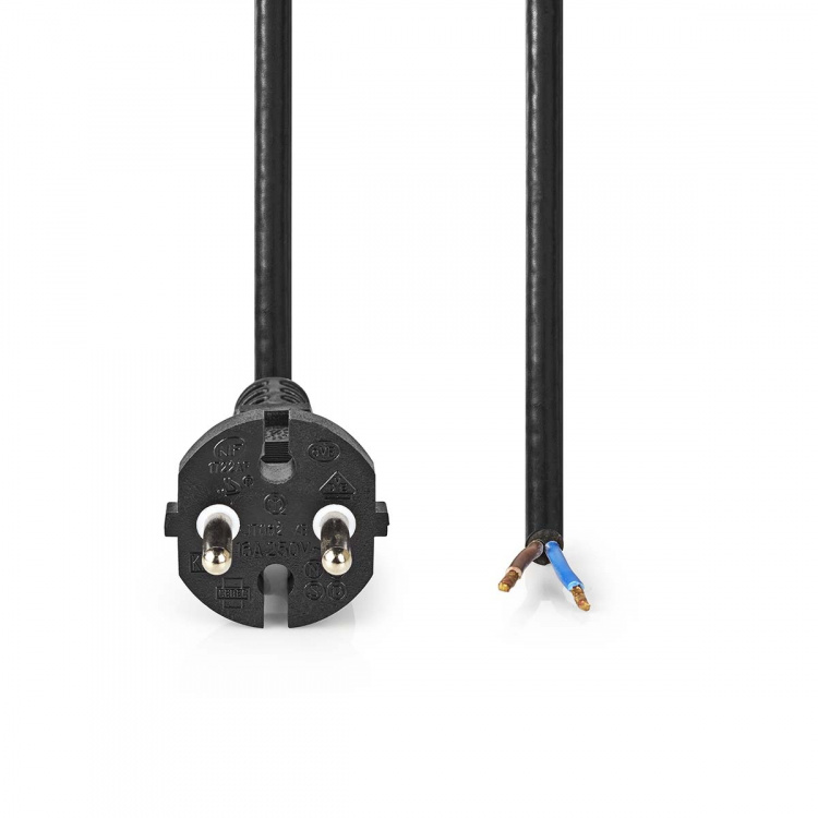 Nedis Pölynimurin virtajohto | 7.00 m | CEE 7/17 | 250 V AC | 16 A | Musta | PVC Nedis Pölynimurin virtajohto | 7.00 m | CEE 7/17 | 250 V AC | 16 A | Musta | PVC