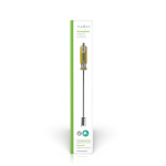 Nedis Antennikaapelin Asennustyökalu | Screw Driver | Keltainen / Läpikuultava | ABS-Muovi