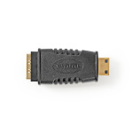 Nedis HDMI™ -sovitin | HDMI™ Mini | HDMI™ Ulostulo | Kullattu | Suora | ABS-Muovi | Musta | 1 kpl | Blister Nedis HDMI™ -sovitin | HDMI™ Mini | HDMI™ Ulostulo | Kullattu | Suora | ABS-Muovi | Musta | 1 kpl | Blister
