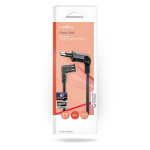 Nedis Sähköjohto | Euro Uros | IEC-320-C7 | Kulma | Kulma vasemmalle | Niklattu | 3.00 m | Pyöreä | PVC | Musta | Laatikko