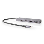 Nedis USB-keskitin | 1x USB-C™ 3.2 Gen 2 Male | 2x USB-A 3.2 Gen 2 Female / 2x USB-C™ 3.2 Gen 2 Female | 4-Porttinen port(s) | USB 3.2 Gen 2 | USB Virta | 10 Gbps Nedis USB-keskitin | 1x USB-C™ 3.2 Gen 2 Male | 2x USB-A 3.2 Gen 2 Female / 2x USB-C™ 3.2 Gen 2 Female | 4-Porttinen port(s) | USB 3.2 Gen 2 | USB Virta | 10 Gbps