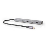 Nedis USB-keskitin | 1x USB-C™ 3.2 Gen 2 Male | USB-C™ 3.2 Gen 2 Female with PD 3.0 / 3x USB-C™ 3.2 Gen 2 Female | 4-Porttinen port(s) | USB 3.2 Gen 2 | USB Virta | 10 Gbps Nedis USB-keskitin | 1x USB-C™ 3.2 Gen 2 Male | USB-C™ 3.2 Gen 2 Female with PD 3.0 / 3x USB-C™ 3.2 Gen 2 Female | 4-Porttinen port(s) | USB 3.2 Gen 2 | USB Virta | 10 Gbps
