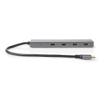 Nedis USB-keskitin | 1x USB-C™ 3.2 Gen 2 Male | USB-C™ 3.2 Gen 2 Female with PD 3.0 / 3x USB-C™ 3.2 Gen 2 Female | 4-Porttinen port(s) | USB 3.2 Gen 2 | USB Virta | 10 Gbps Nedis USB-keskitin | 1x USB-C™ 3.2 Gen 2 Male | USB-C™ 3.2 Gen 2 Female with PD 3.0 / 3x USB-C™ 3.2 Gen 2 Female | 4-Porttinen port(s) | USB 3.2 Gen 2 | USB Virta | 10 Gbps