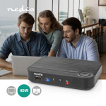 Nedis HDMI ™ Muunnin | 1x USB-C™ / 2x HDMI™ Input | 1x HDMI™ Output | Yksisuuntainen | 4K@60Hz | 18 Gbps | ABS-Muovi | Antrasiitti Nedis HDMI ™ Muunnin | 1x USB-C™ / 2x HDMI™ Input | 1x HDMI™ Output | Yksisuuntainen | 4K@60Hz | 18 Gbps | ABS-Muovi | Antrasiitti