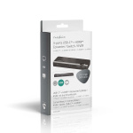 Nedis HDMI ™ Muunnin | USB-C™ Female / 2x HDMI™ Input / 4x USB A Female | 1x HDMI™ Output | Yksisuuntainen | 4K@60Hz | 18 Gbps | ABS-Muovi | Antrasiitti Nedis HDMI ™ Muunnin | USB-C™ Female / 2x HDMI™ Input / 4x USB A Female | 1x HDMI™ Output | Yksisuuntainen | 4K@60Hz | 18 Gbps | ABS-Muovi | Antrasiitti