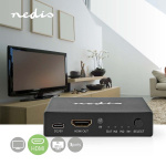 Nedis HDMI ™ Kytkin | 3-Porttinen port(s) | 3x HDMI™ Input | 1x HDMI™ Output | 8K@60Hz | 45 Gbps | Kauko-ohjattu | Alumiini | Antrasiitti Nedis HDMI ™ Kytkin | 3-Porttinen port(s) | 3x HDMI™ Input | 1x HDMI™ Output | 8K@60Hz | 45 Gbps | Kauko-ohjattu | Alumiini | Antrasiitti