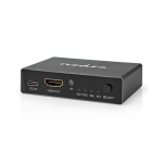 Nedis HDMI ™ Kytkin | 3-Porttinen port(s) | 3x HDMI™ Input | 1x HDMI™ Output | 8K@60Hz | 45 Gbps | Kauko-ohjattu | Alumiini | Antrasiitti Nedis HDMI ™ Kytkin | 3-Porttinen port(s) | 3x HDMI™ Input | 1x HDMI™ Output | 8K@60Hz | 45 Gbps | Kauko-ohjattu | Alumiini | Antrasiitti