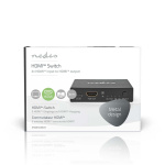 Nedis HDMI ™ Kytkin | 3-Porttinen port(s) | 3x HDMI™ Input | 1x HDMI™ Output | 8K@60Hz | 45 Gbps | Kauko-ohjattu | Alumiini | Antrasiitti Nedis HDMI ™ Kytkin | 3-Porttinen port(s) | 3x HDMI™ Input | 1x HDMI™ Output | 8K@60Hz | 45 Gbps | Kauko-ohjattu | Alumiini | Antrasiitti