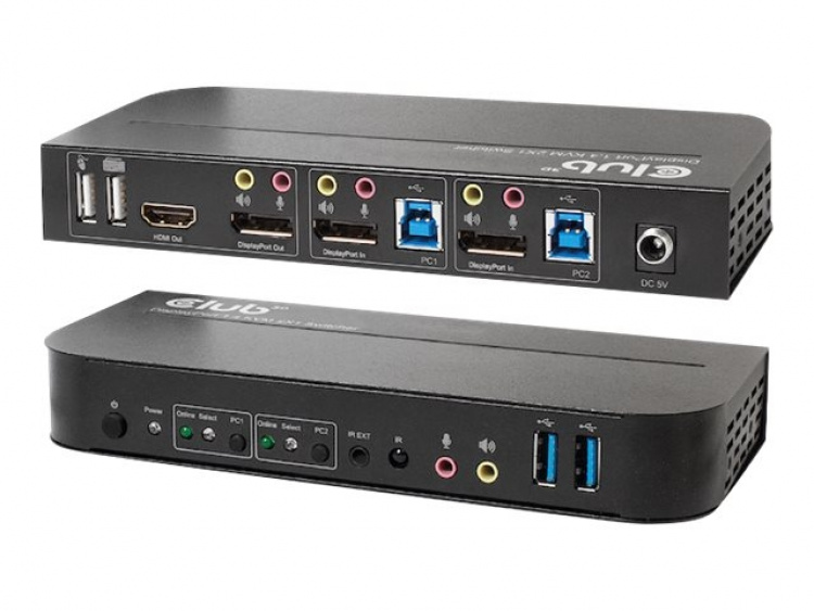 Club 3D CSV-7210 KVM / audio-switch Desktop
