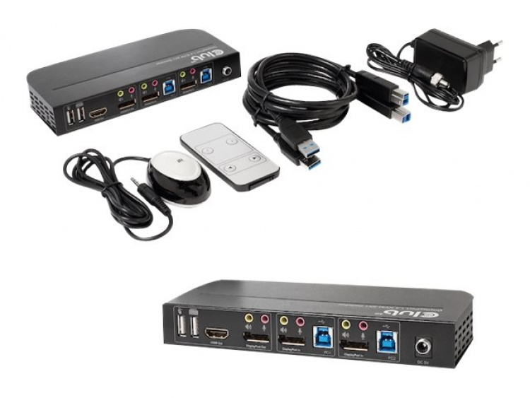 Club 3D CSV-7210 KVM / audio-switch Desktop