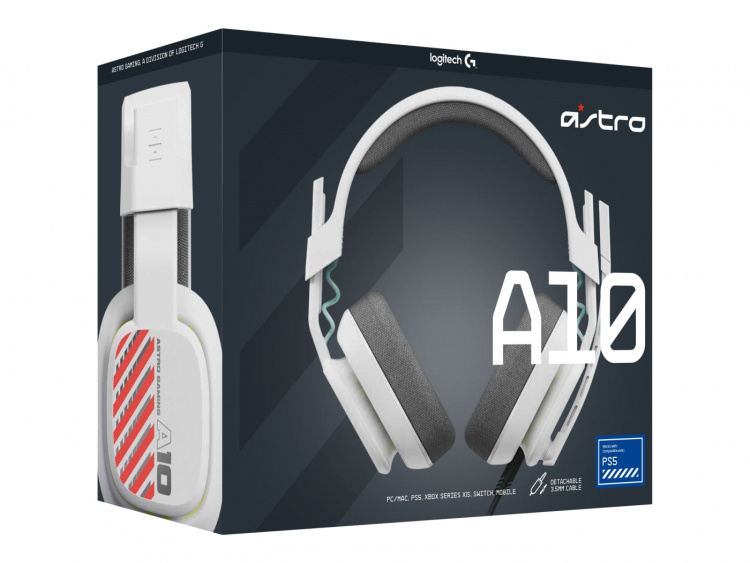 Astro Gaming A10 Gen 2 Kabelheadset Vit Astro Gaming A10 Gen 2 Kabelheadset Vit