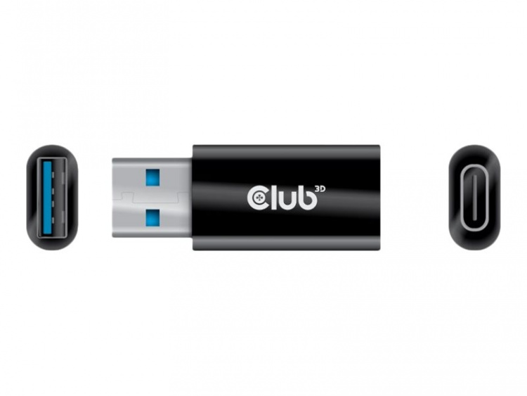 Club 3D USB 3.2 Gen 1 USB-C-adapter Svart