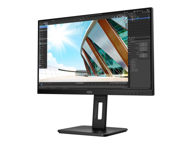 AOC U27P2 27 3840 x 2160 (4K) HDMI DisplayPort 60Hz Pivot-skärm