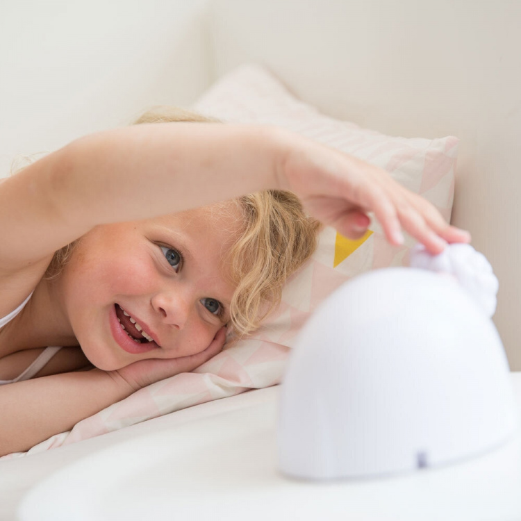 Zazu Sam -unirytmiä opettava herätyskello, lammas, harmaa