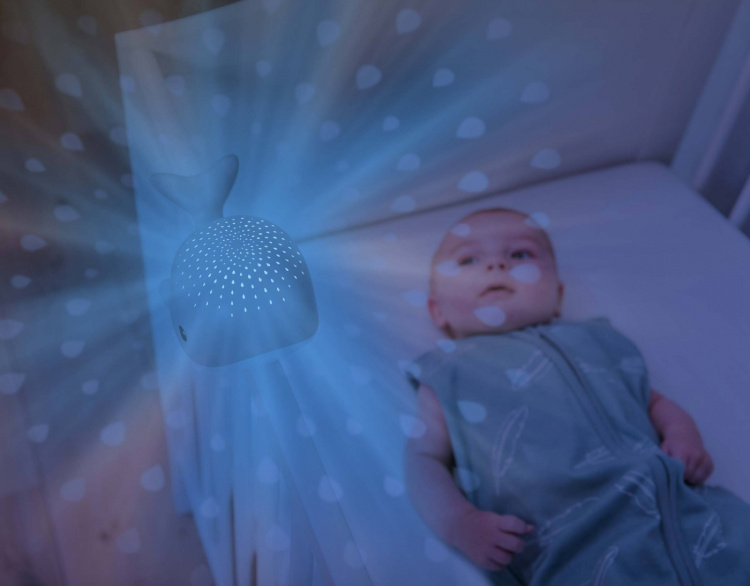 Zazu Wally the Whale -projektoriyövalo, grey