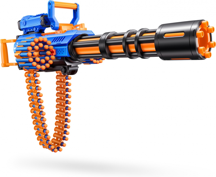 X-Shot Insanity-Motorized Age Fire Gatlin Gun with tripod - vaahtomuoviase