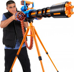 X-Shot Insanity-Motorized Age Fire Gatlin Gun with tripod - vaahtomuoviase