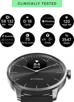 Withings Scanwatch Light -älykello, 37 mm, musta Withings Scanwatch Light -älykello, 37 mm, musta