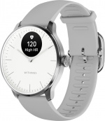 Withings Scanwatch Light -älykello, 37 mm, valkoinen / harmaa