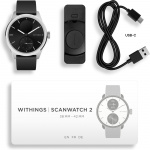 Withings Scanwatch 2 -älykello, 42 mm, musta Withings Scanwatch 2 -älykello, 42 mm, musta