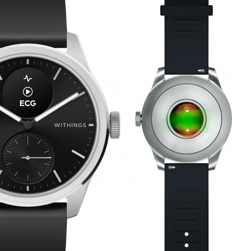 Withings Scanwatch 2 -älykello, 42 mm, musta Withings Scanwatch 2 -älykello, 42 mm, musta