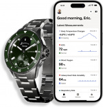 Withings Scanwatch Nova -älykello, 42 mm, vihreä