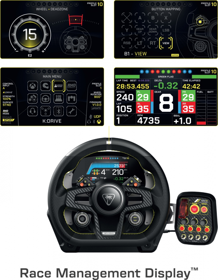 Turtle Beach VelocityOne Race -rattiohjain, Xbox / PC