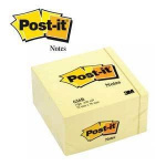 3M Post-it 636B viestilappukuutio, 76 x 76 mm, keltainen