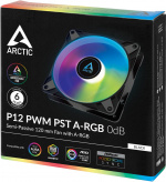 Arctic Cooling Arctic P12 PWM PST A-RGB 0dB -tuuletin, 120 mm, musta
