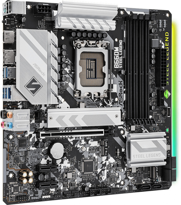 ASRock B660M STEEL LEGEND mATX -emolevy