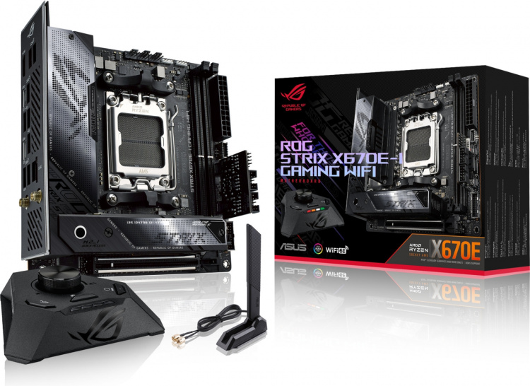 ASUS ROG STRIX X670E-I GAMING WIFI mITX -emolevy