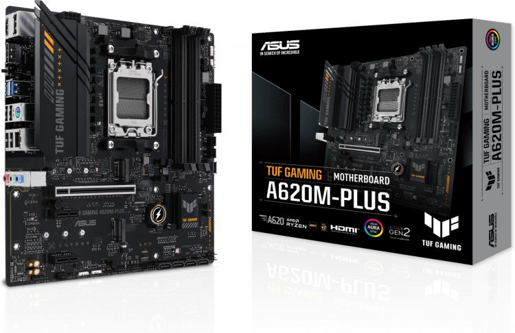 ASUS TUF GAMING A620M-PLUS mATX-emolevy