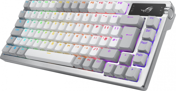 ASUS ROG Azoth -pelinäppäimistö, valkoinen ASUS ROG Azoth -pelinäppäimistö, valkoinen