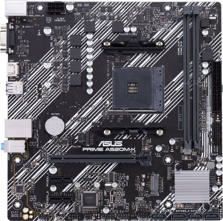 ASUS Prime PRIME A520M-K mATX -emolevy