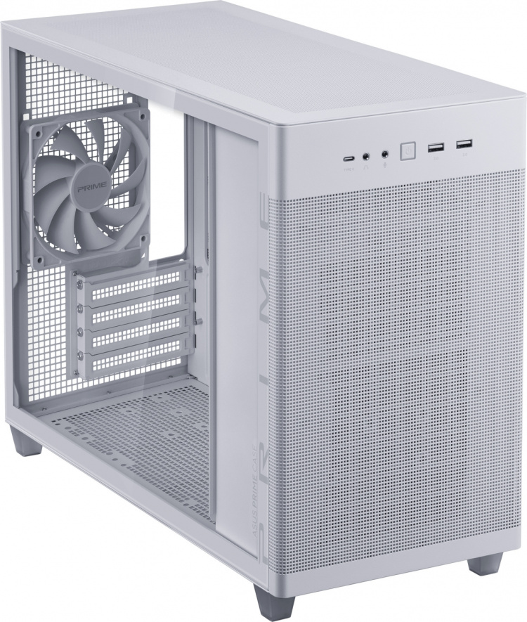 ASUS Prime AP201 TG Micro-ATX-kotelo ikkunalla, valkoinen ASUS Prime AP201 TG Micro-ATX-kotelo ikkunalla, valkoinen