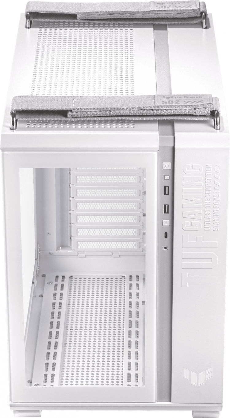 ASUS TUF Gaming GT502 PLUS TG ARGB ATX-kotelo ikkunalla, valkoinen ASUS TUF Gaming GT502 PLUS TG ARGB ATX-kotelo ikkunalla, valkoinen