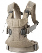 BabyBjörn Carrier One Air -kantoreppu, Grey Beige 3D Mesh