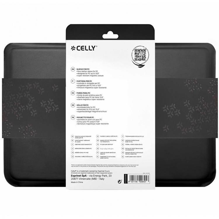Celly Sleeve för laptop 16