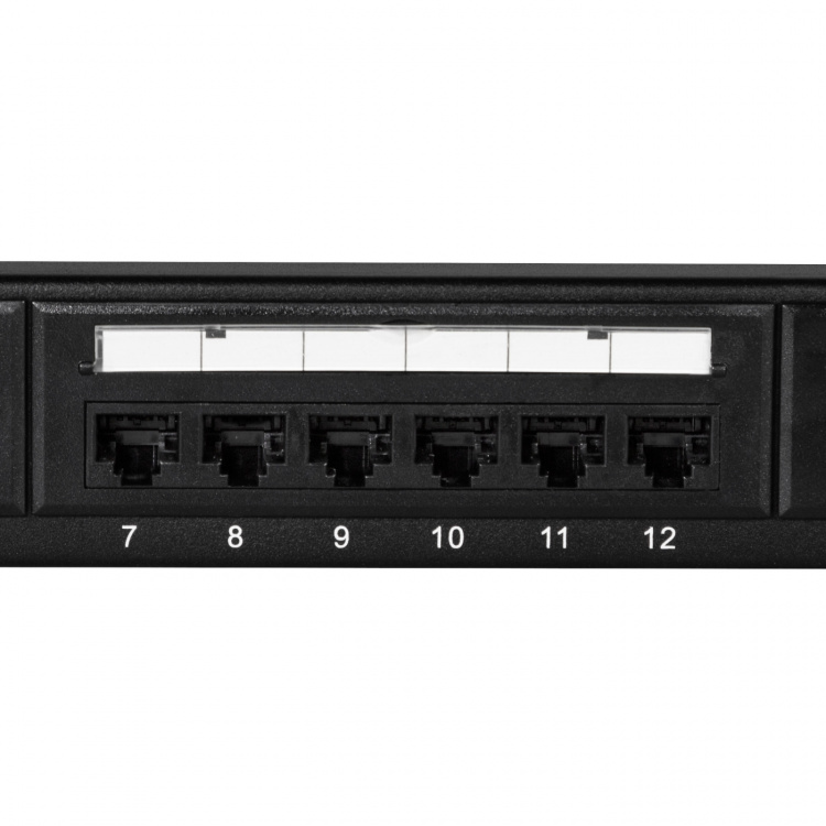 LogiLink Patchpanel 24-portar Cat6 för 19