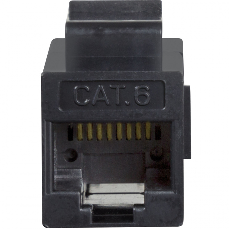 LogiLink Keystone-skarvdon Cat6 UTP 2xRJ45 Svart LogiLink Keystone-skarvdon Cat6 UTP 2xRJ45 Svart
